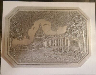Brewer & Sons Hot Plates - White House, Capitol, MT Vernon - 1930's Chicago 