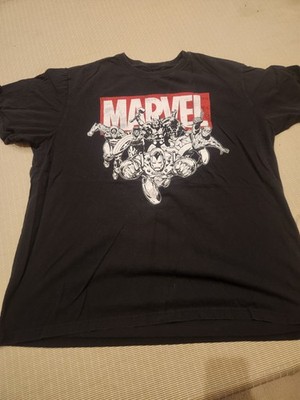 Marvel 2xl Black Men's/unisex Short Sleeve T-Shirt