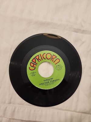 Jonathan Edwards - Sunshine/Emma (45 RPM, 1971, Capricorn) - NM