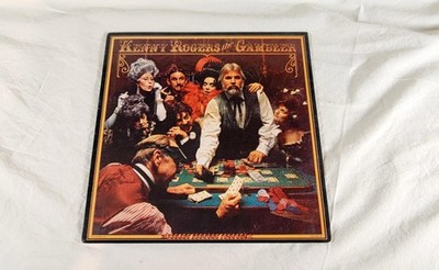 Kenny Rogers The Gambler 1978 LP UA-LA934-H w/ NM Poster Vinyl NM Cover VG+