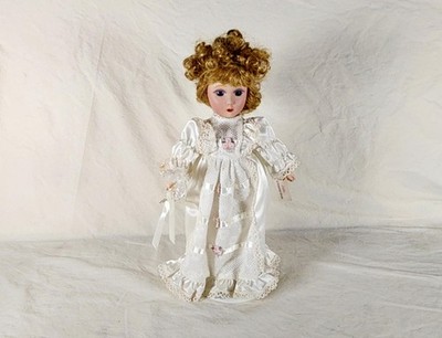Vintage Danbury Mint Julia Victorian Bride 16" Porcelain Doll Brides of America