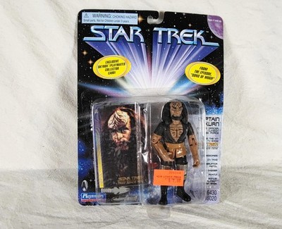 Star Trek DS9 Captain Kurn Playmates 1997 #16020 Klingon Figure MOC Sealed
