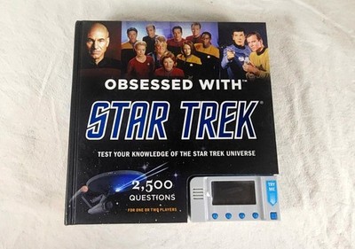 Obsessed With Star Trek Trivia Book Chip Carter 2011 Working Electronic Game