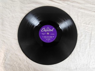 Les Baxter Wake the Town / I'll Never Stop Loving You 78 RPM Capitol 3120 NM