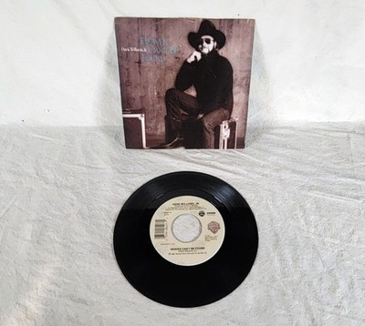 Hank Williams Jr Heaven Can't Be Found 45 RPM NM Original Picture Sleeve