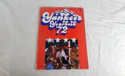 1972 New York Yankees Official Yearbook Thurman Munson Bobby Murcer Vintage