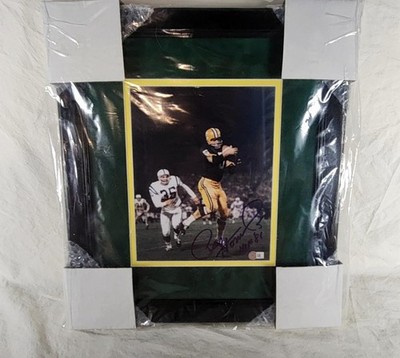 Paul Hornung Signed Packers 8x10 Photo Framed HOF 86  COA