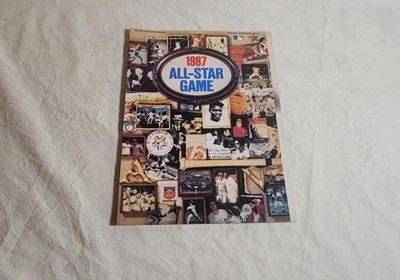 1987 MLB All-Star Game Official Program Oakland Coliseum Vintage Baseball
