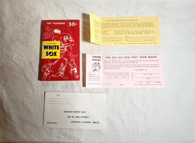 1967 Chicago White Sox Official Yearbook Original Inserts Envelope MLB Ex Cond
