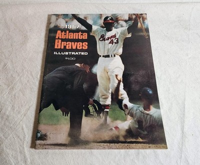1967 Atlanta Braves Illustrated Yearbook Rico Carty Cover Vintage MLB