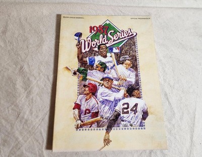 1987 World Series Official Program Minnesota Twins St Louis Cardinals MLB